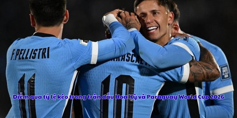 Điểm qua tỷ lệ kèo trong trận đấu Hoa Kỳ và Paraguay World Cup 2026