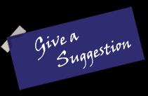 Give your suggestion