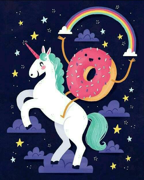 My LAME unicorn and doughnut story became famous