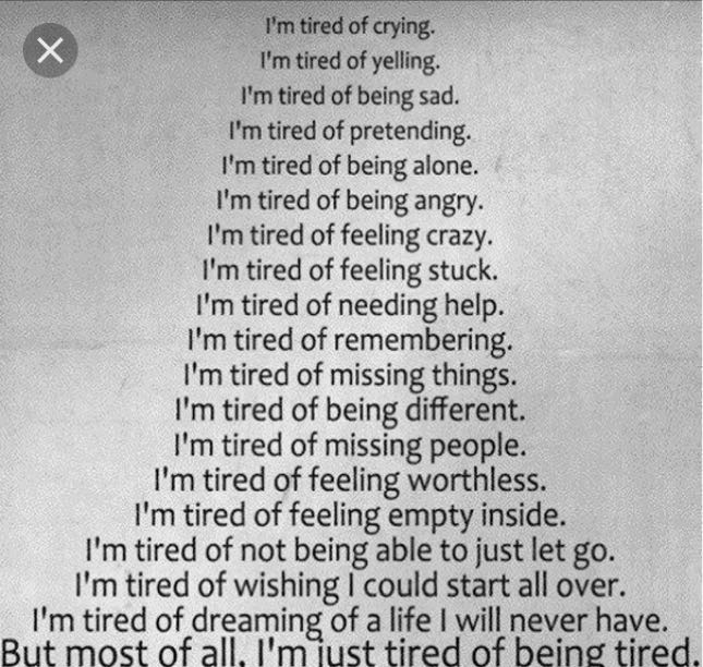 The death of a “I’m fine” girl.