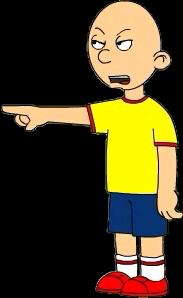 Caillou makes his teacher brown and gets grounded