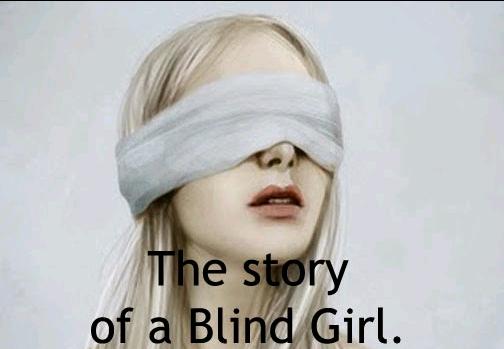 Blind Girl in New School