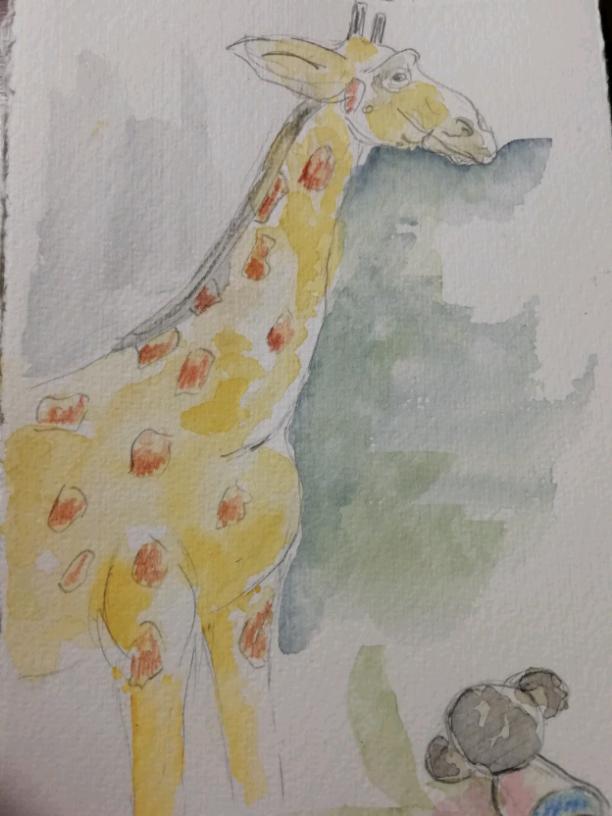 The giraffe and the mouse