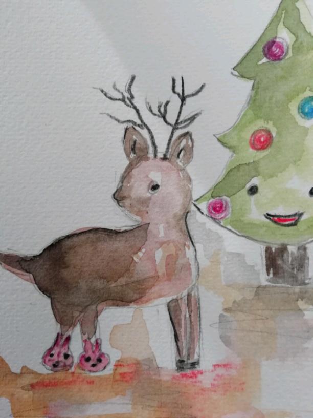 The Christmas deer