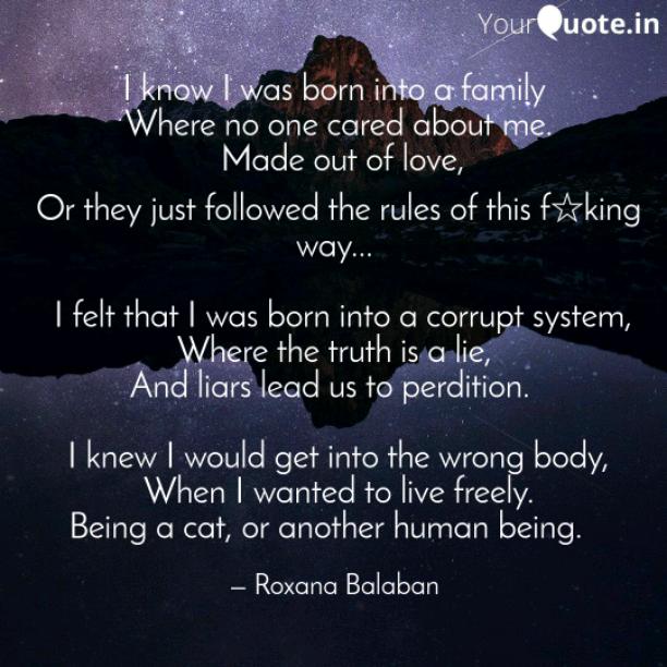 I was born into a corrupt system