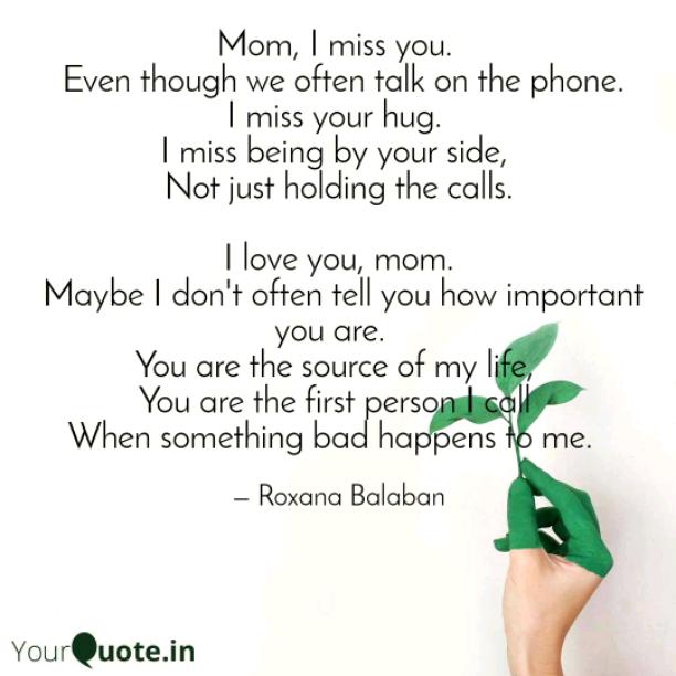 To have a mother like you