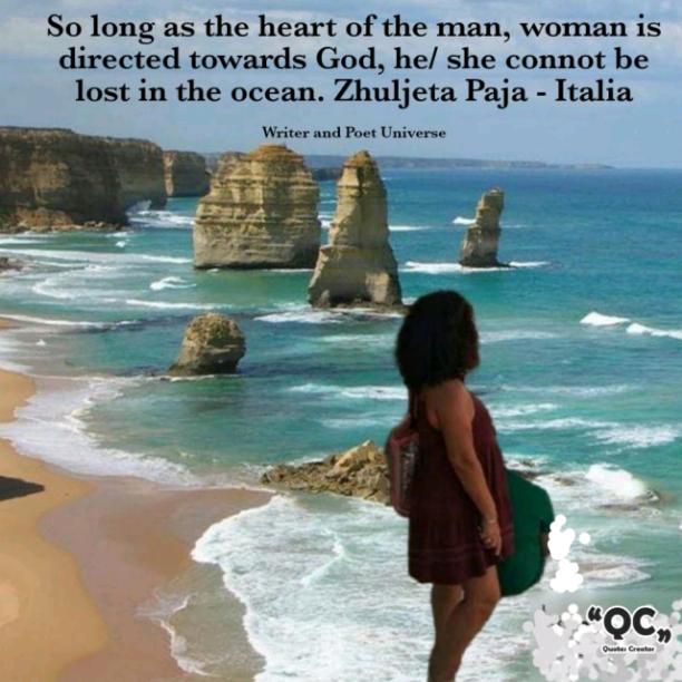 Finché il cuore dell'uomo della donna è diretto verso Dio, non può perdersi nell'oceano della mondanità.
