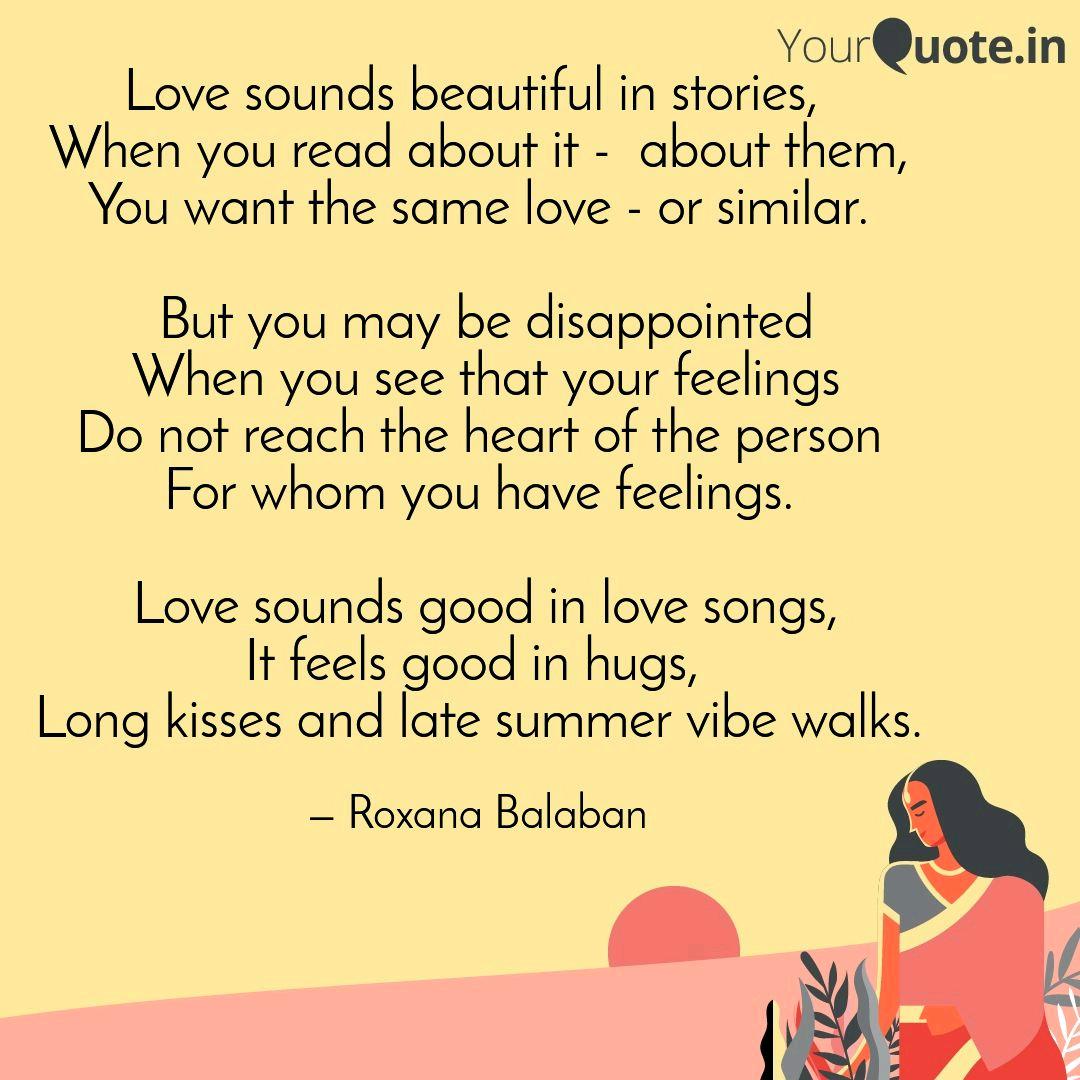 Love sounds beautiful