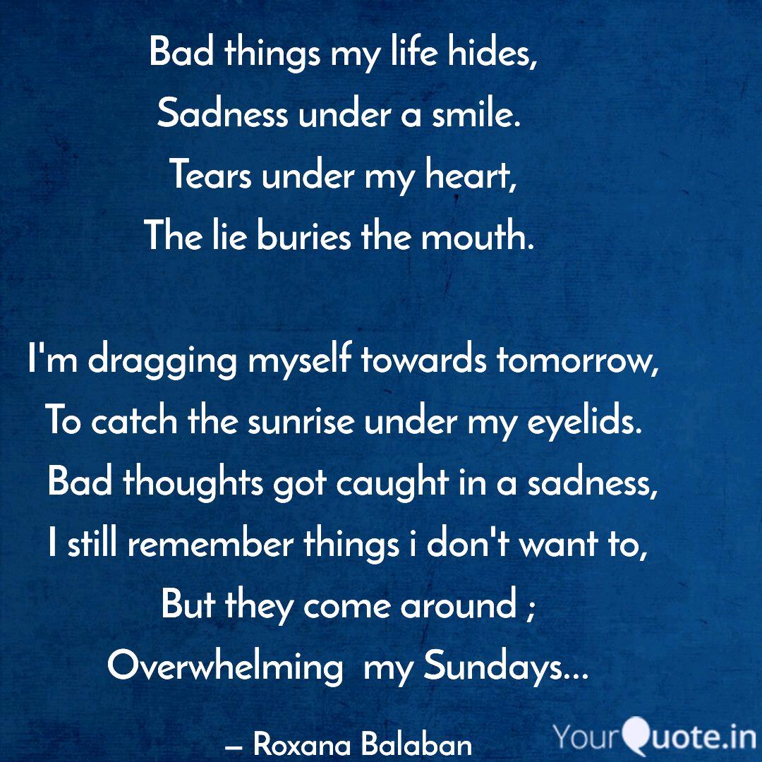 Bad things