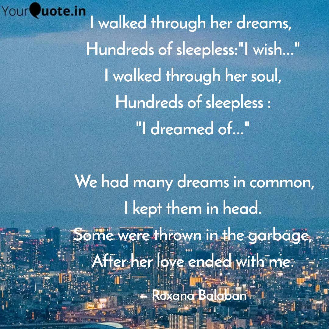 Her dreams