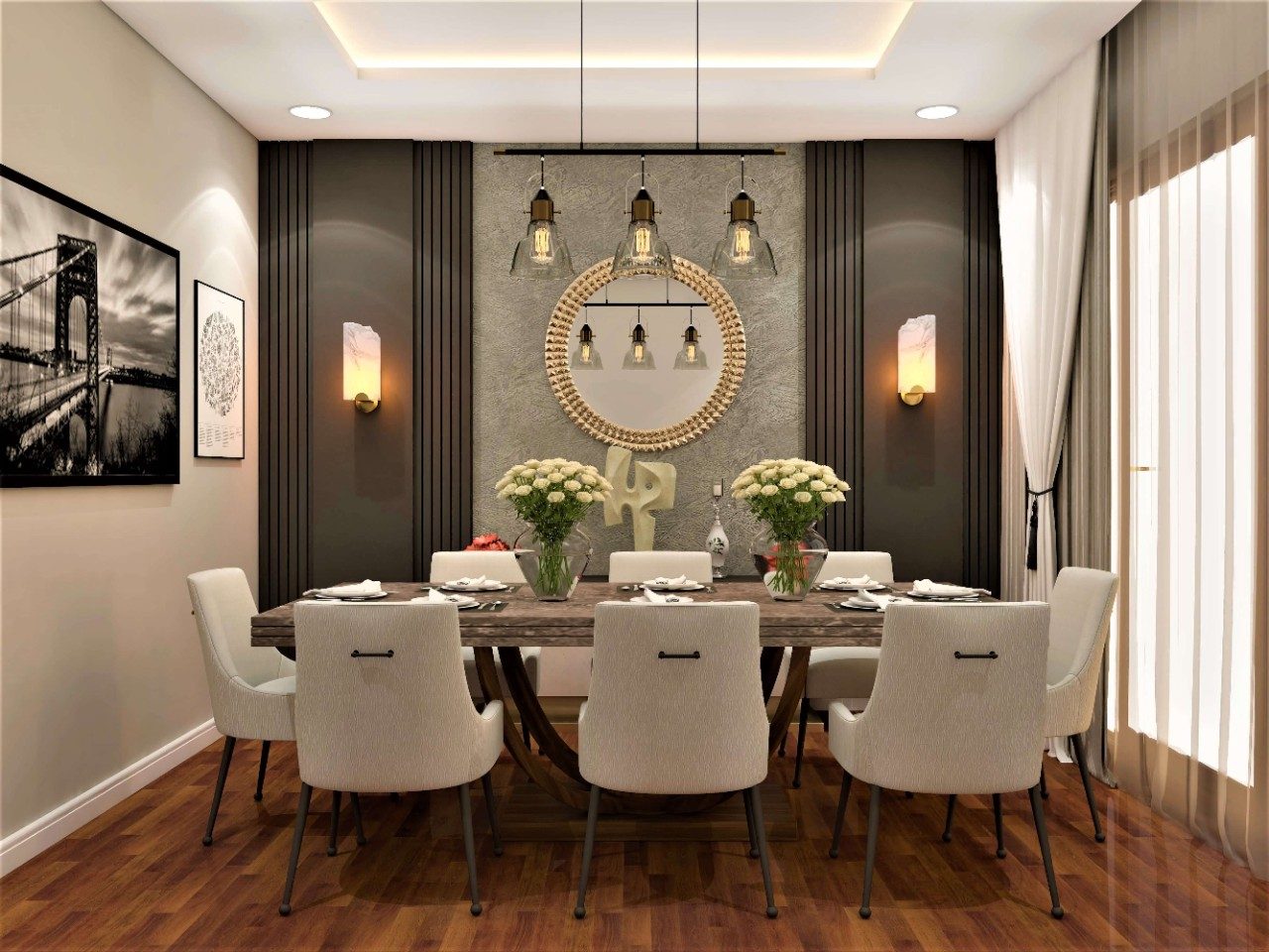 Creative Dining Room Ideas by Interior Design Services Patna